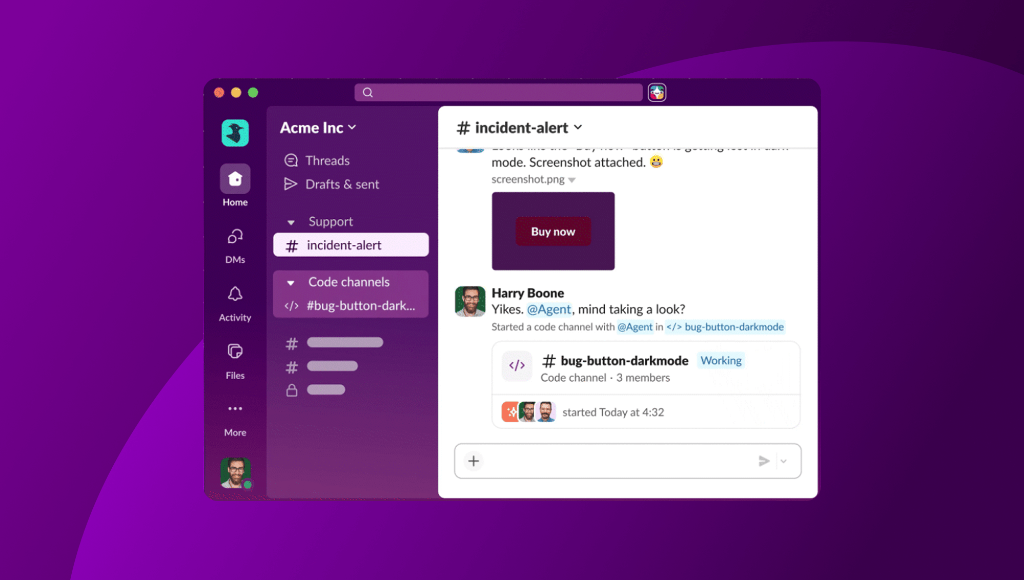 Build with Slack Code: create, review, and archive agent work