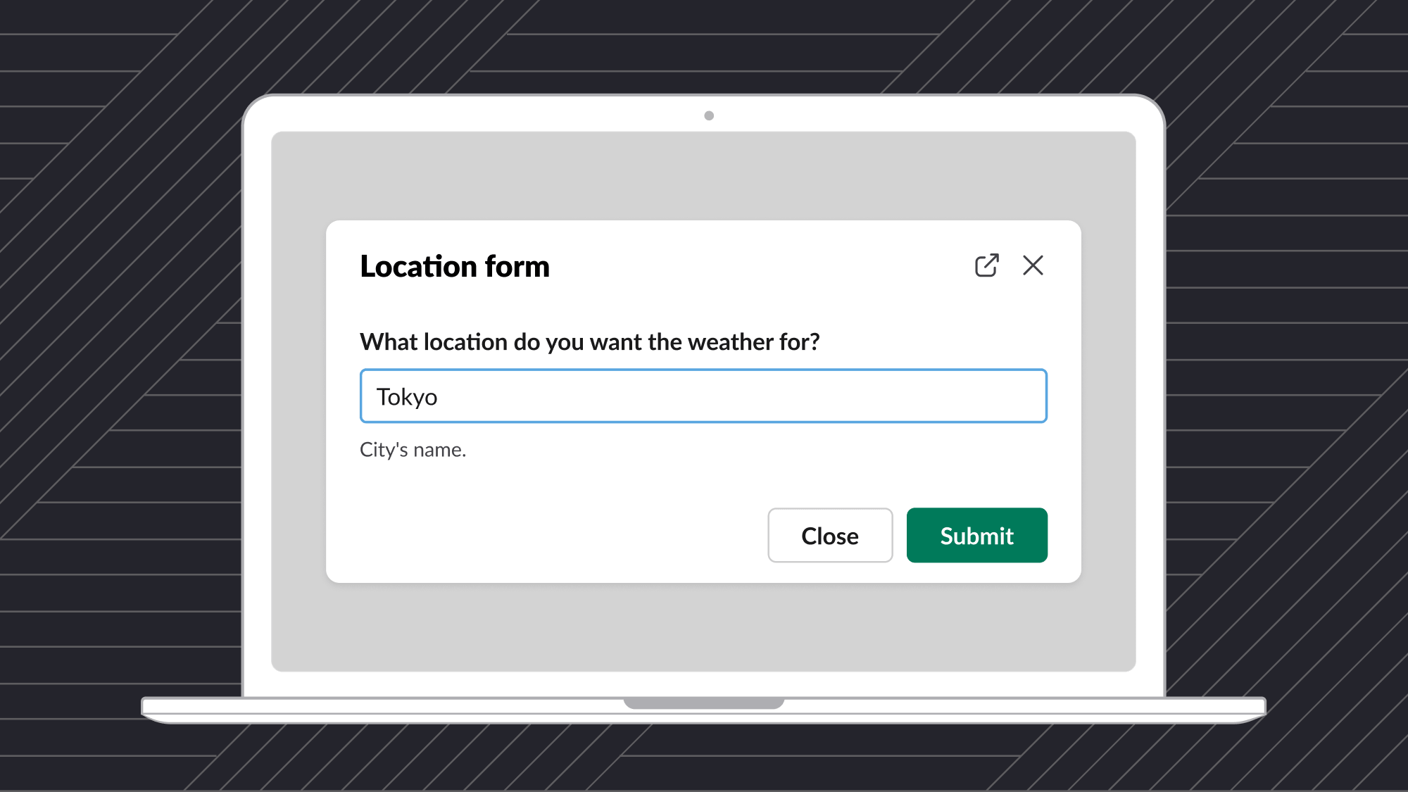 Checking the weather using an automation in Slack: Automating workflows with the Slack platform