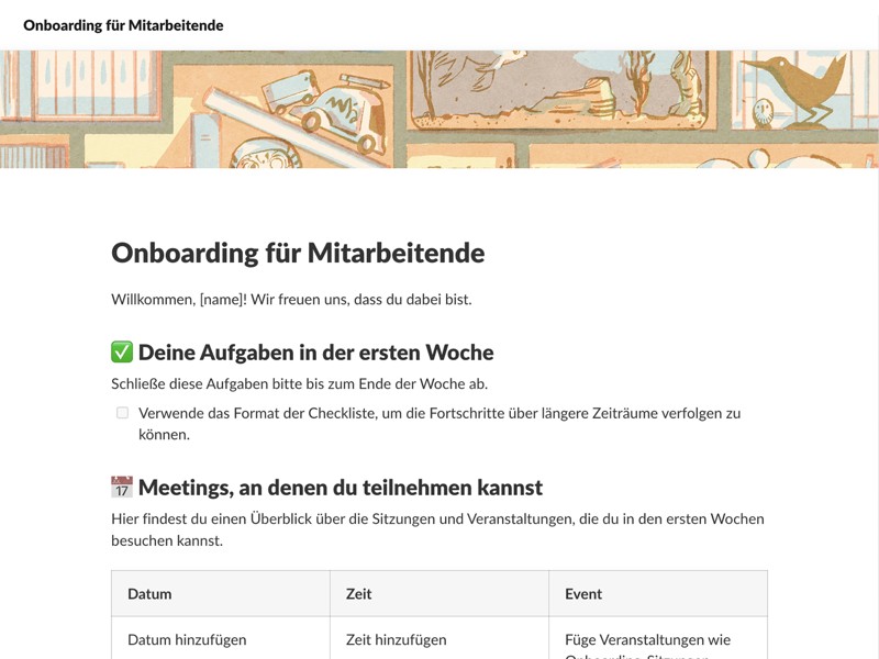 Neue Mitarbeitende mit einem konkreten Plan und nützlichen Ressourcen auf Erfolgskurs bringen