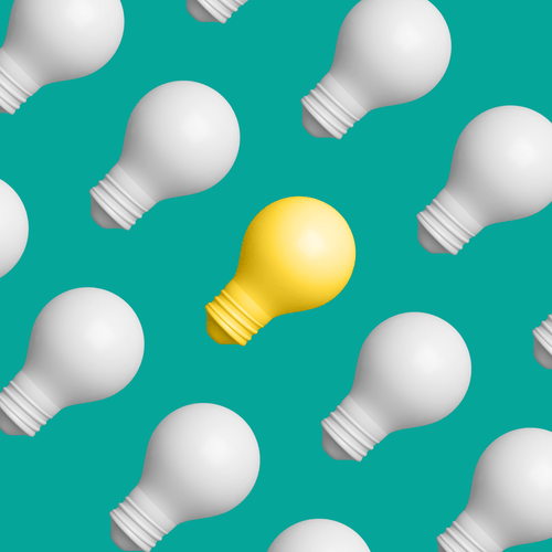 crm strategy, symbolized by a lightbulb