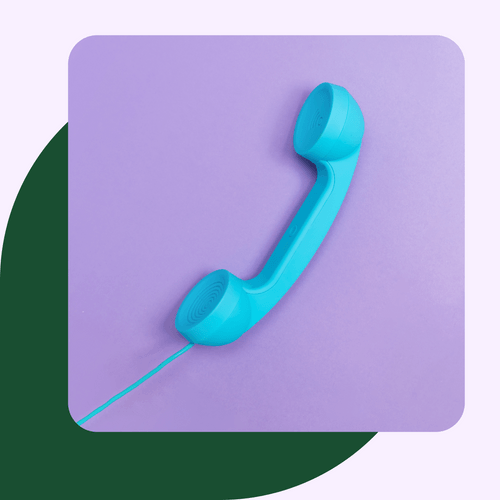 organizational communication, symbolized by a telephone