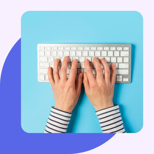 workforce engagement strategies, symbolized by fingers on a keyboard