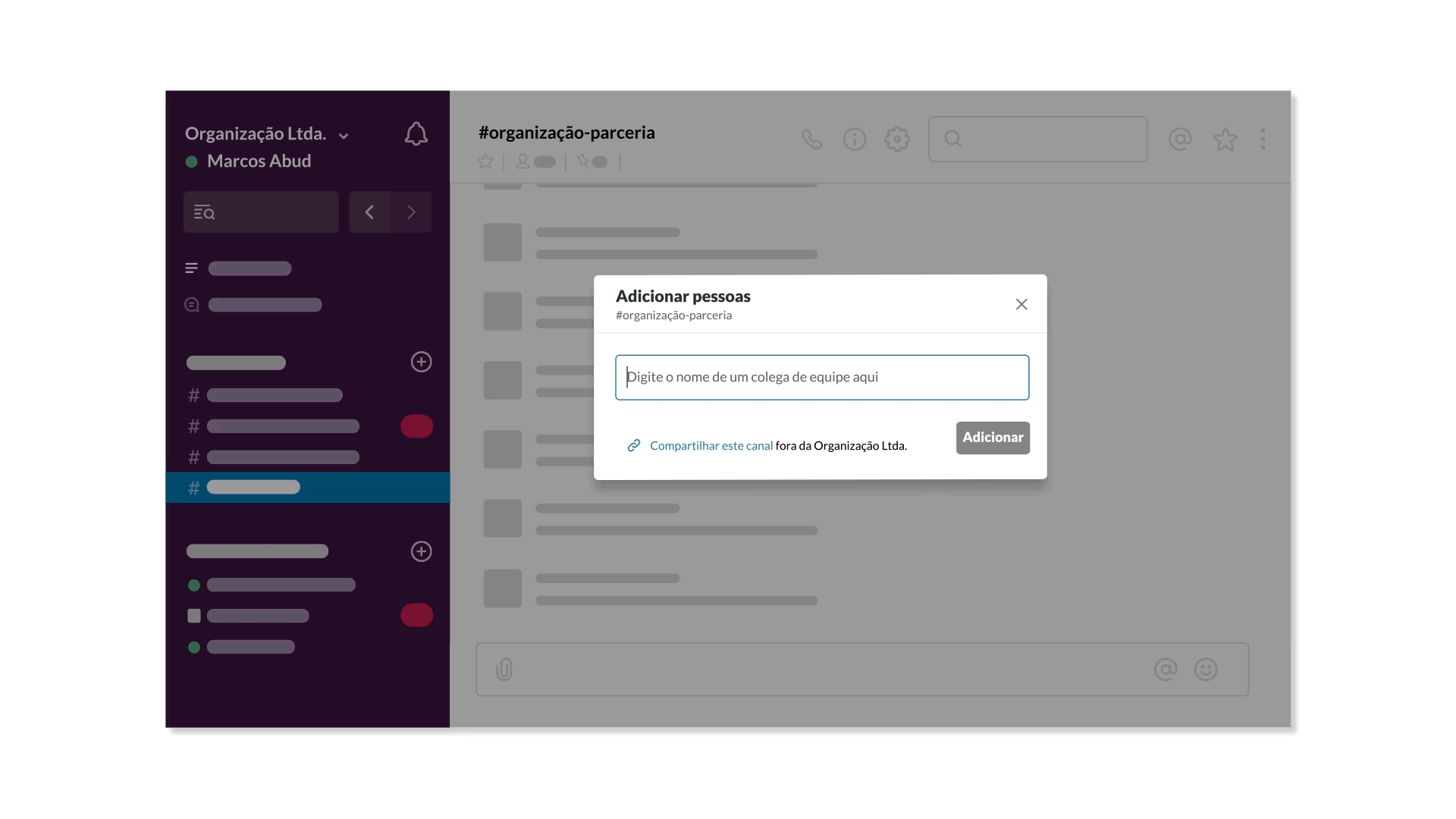 A new way to invite outside teams to a shared channel