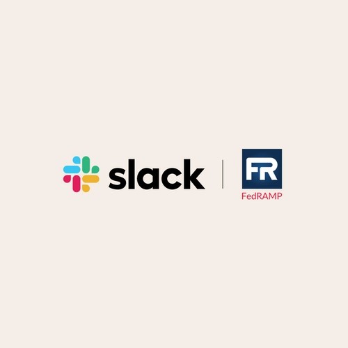 Slack と FedRAMP のロゴ