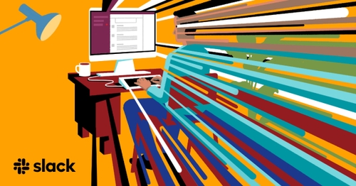 A man working at warp speed