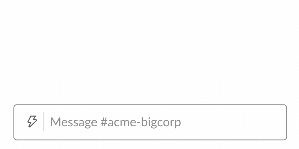 A sales rep schedules a meeting with a prospect using the Calendly app for Slack
