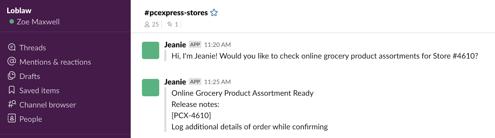 Using Jeanie app to minimize lost revenue