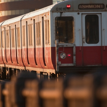 MBTA 열차 사진