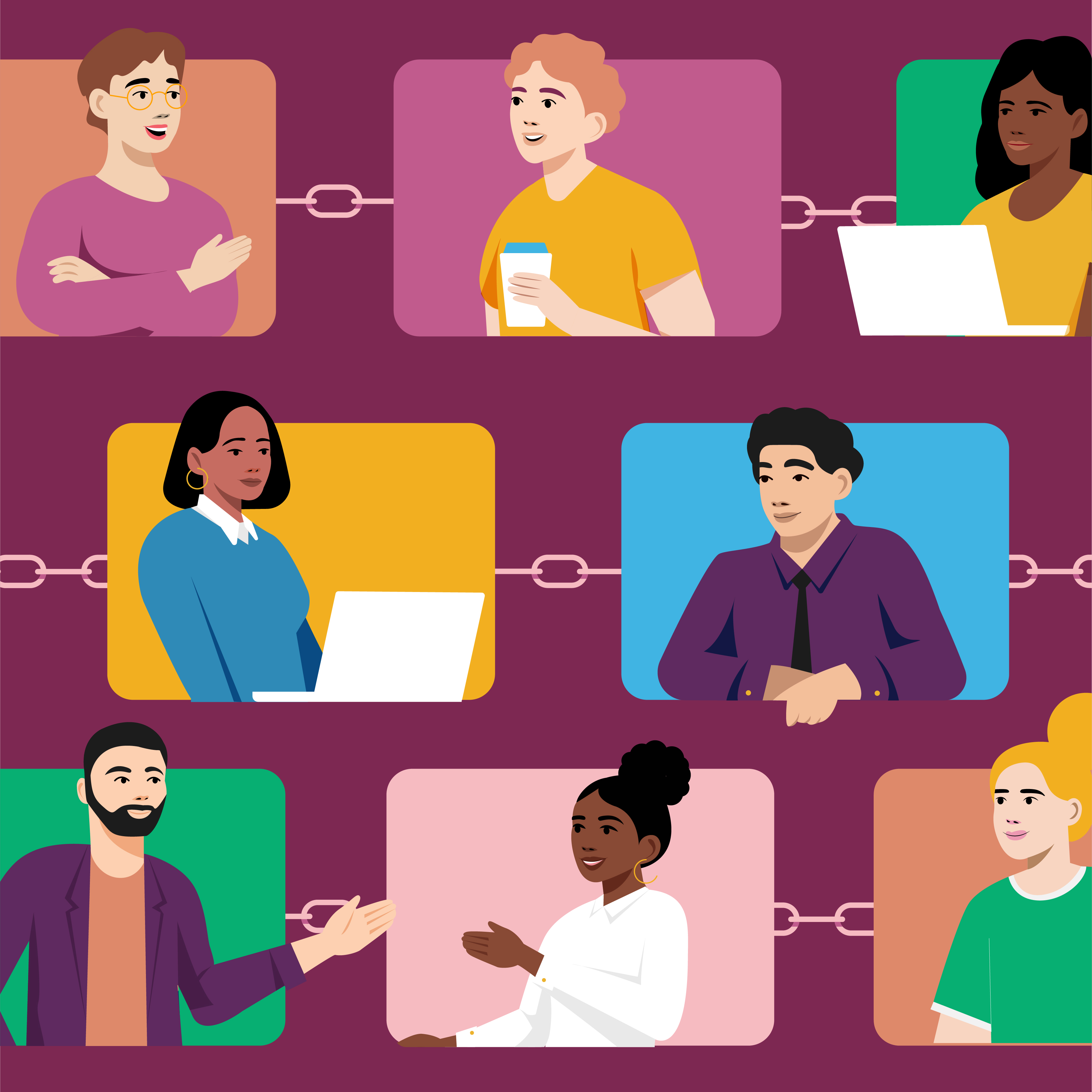 Trabajo en equipo: cómo mejorarlo con Slack | Slack, image size:3681x3680