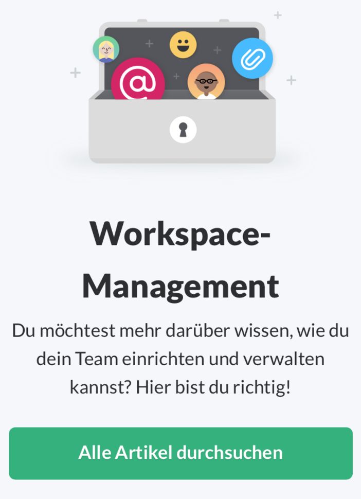 “Workspace-Management” is an example of non-translated English terminology in German.