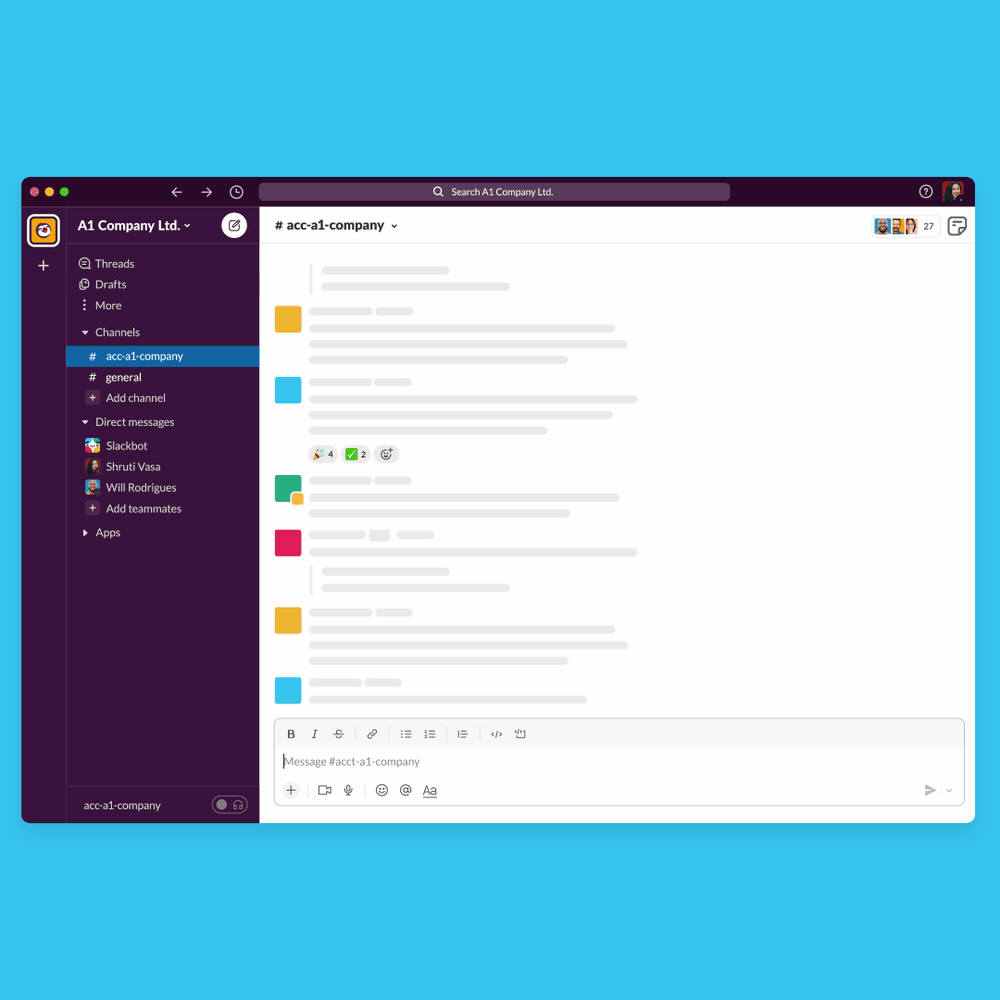 Example of canvas with Salesforce research