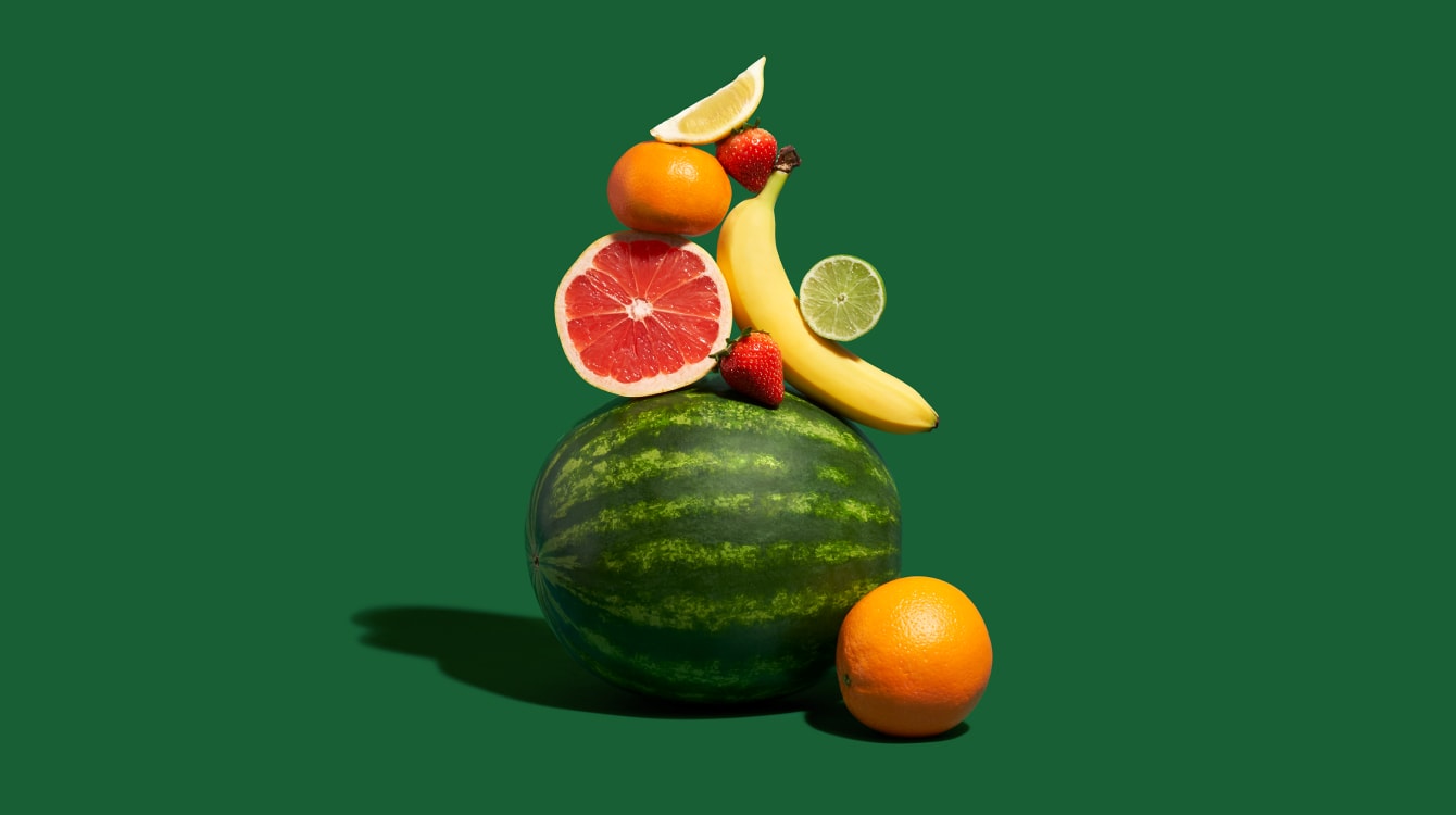 A variety of fruit representing HelloFresh Company