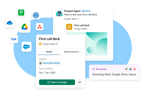Slack app objects