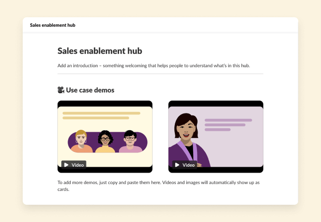 Sales resources