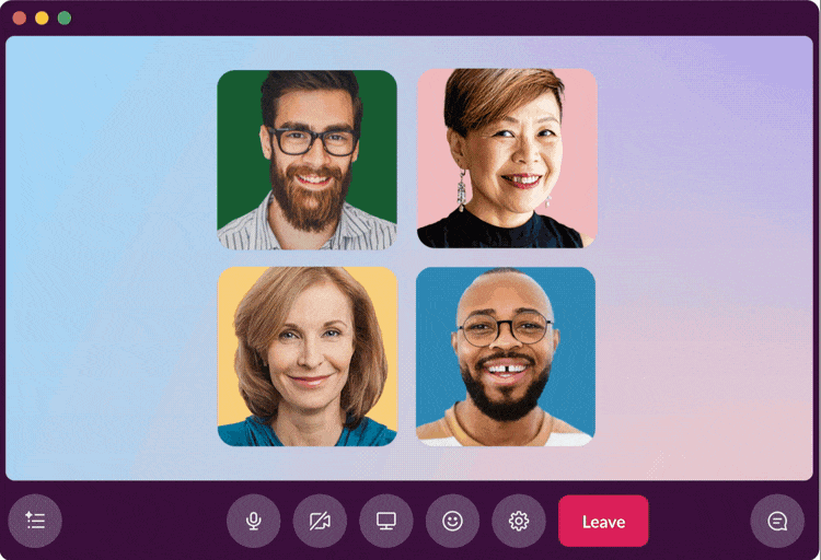 How video conferencing works on Slack