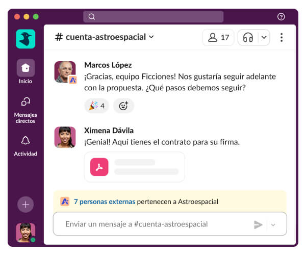 Slack Connect: más rápido que el correo electrónico