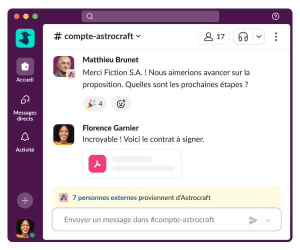 Slack Connect : plus rapide que les e-mails