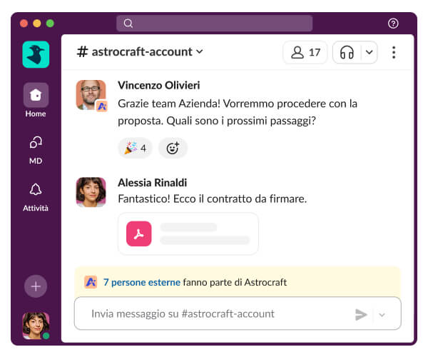 Slack Connect: più veloce delle e-mail