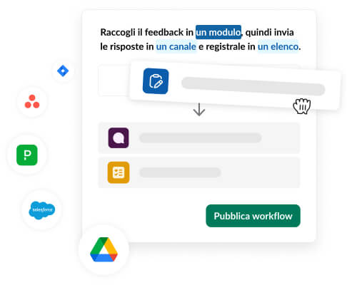 Personalizza il tuo workflow