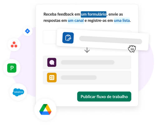 Personalize seu próprio fluxo de trabalho