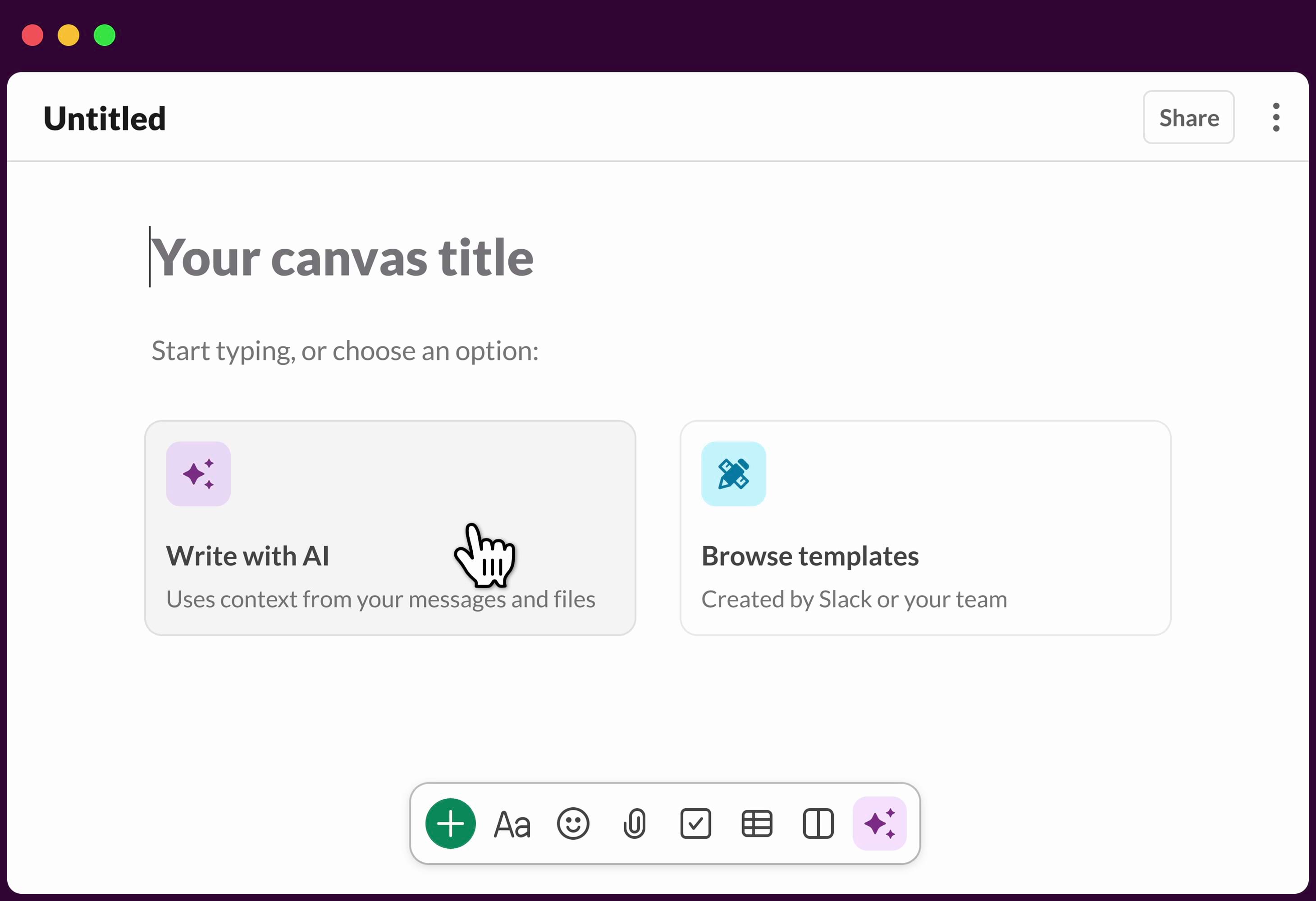 Slack canvas: Collaborate and curate in workspaces | Slack