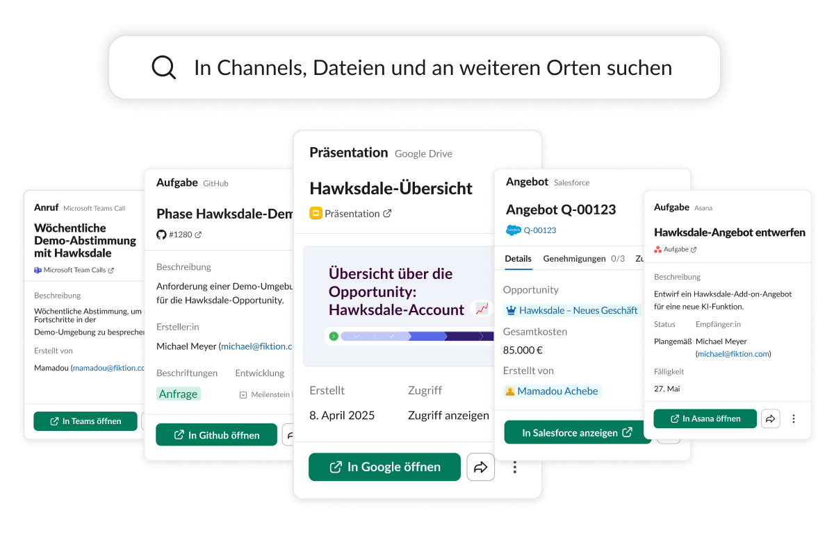 image showing the enterpise search function in Slack