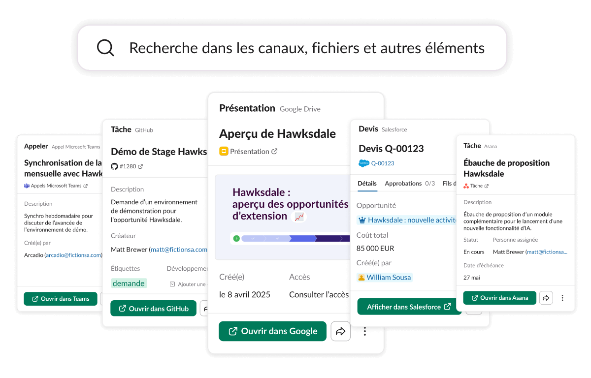 image showing the enterpise search function in Slack