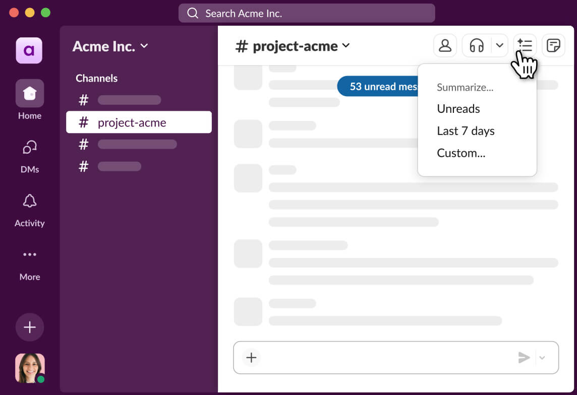 Slack AI: AI that Fits in Your Flow of Work | Slack