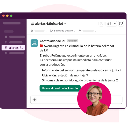 Alertas automatizadas de canales e incidencias