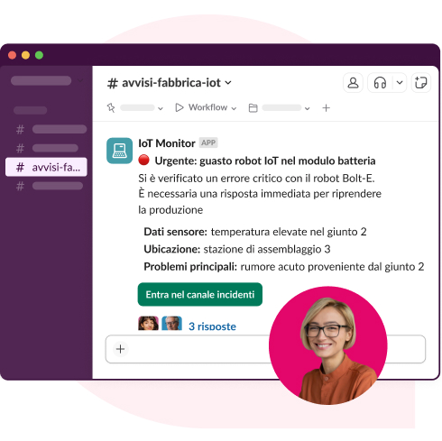 Canale di avvisi automatici per gli incidenti