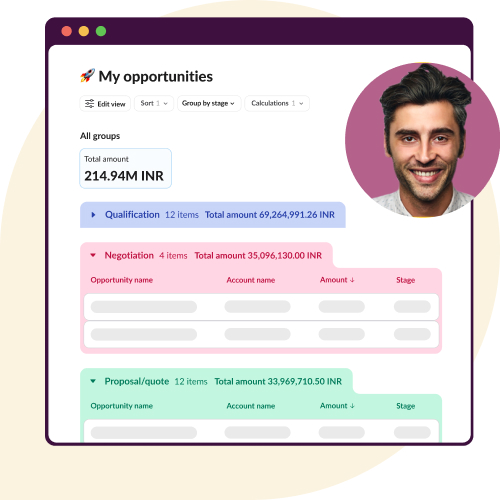 Slack UI animation: An opportunities channel with multiple reports generated.