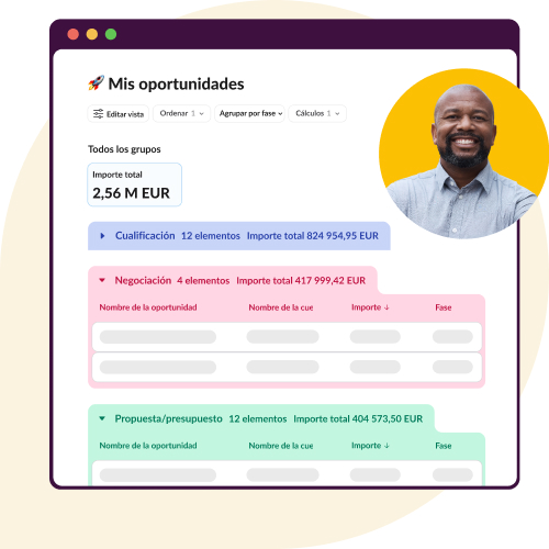 Animación de la interfaz de Slack: canal de oportunidades con varios informes generados