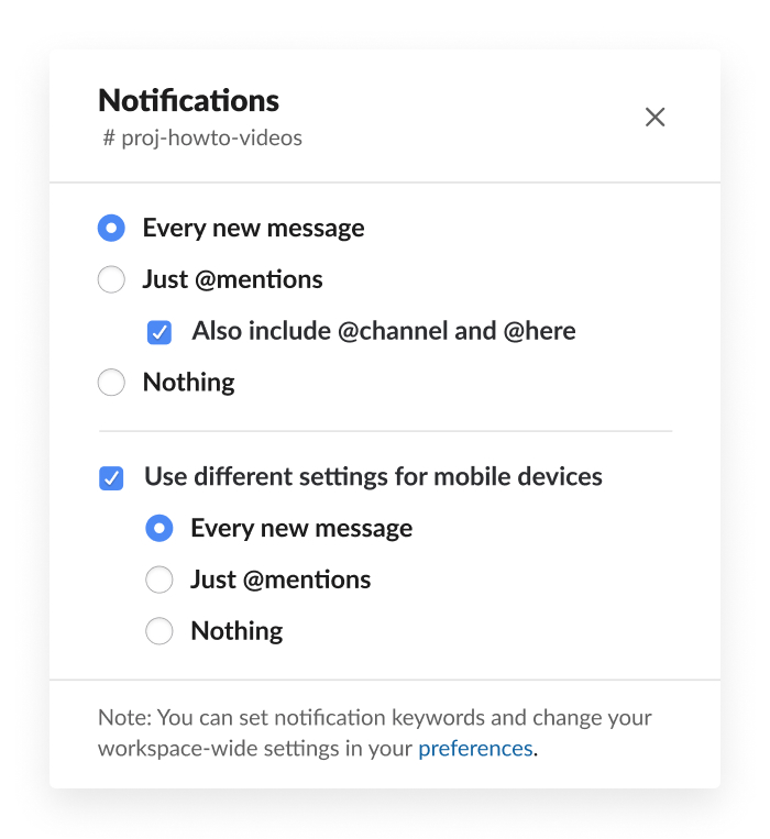 slack desktop app unread message notifications