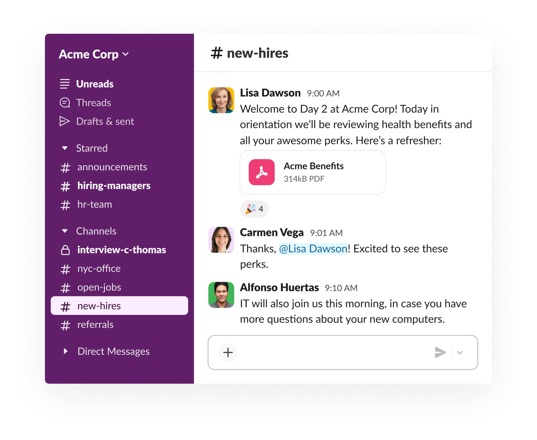 Slack for HR: Human Resources Solution & HRM Software | Slack