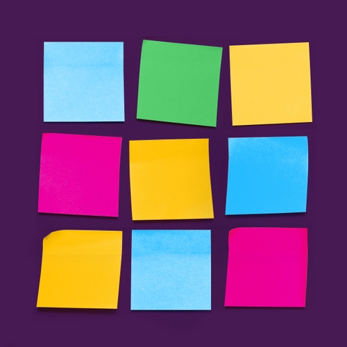 Project Planning, symbolized by post-it notes