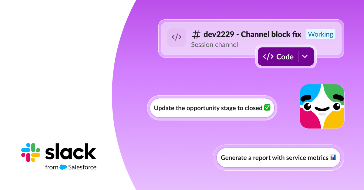 Photo: Slack Salesforce Launches Slackforce Surfaces to Turn AI Prompts Into Live Dashboards