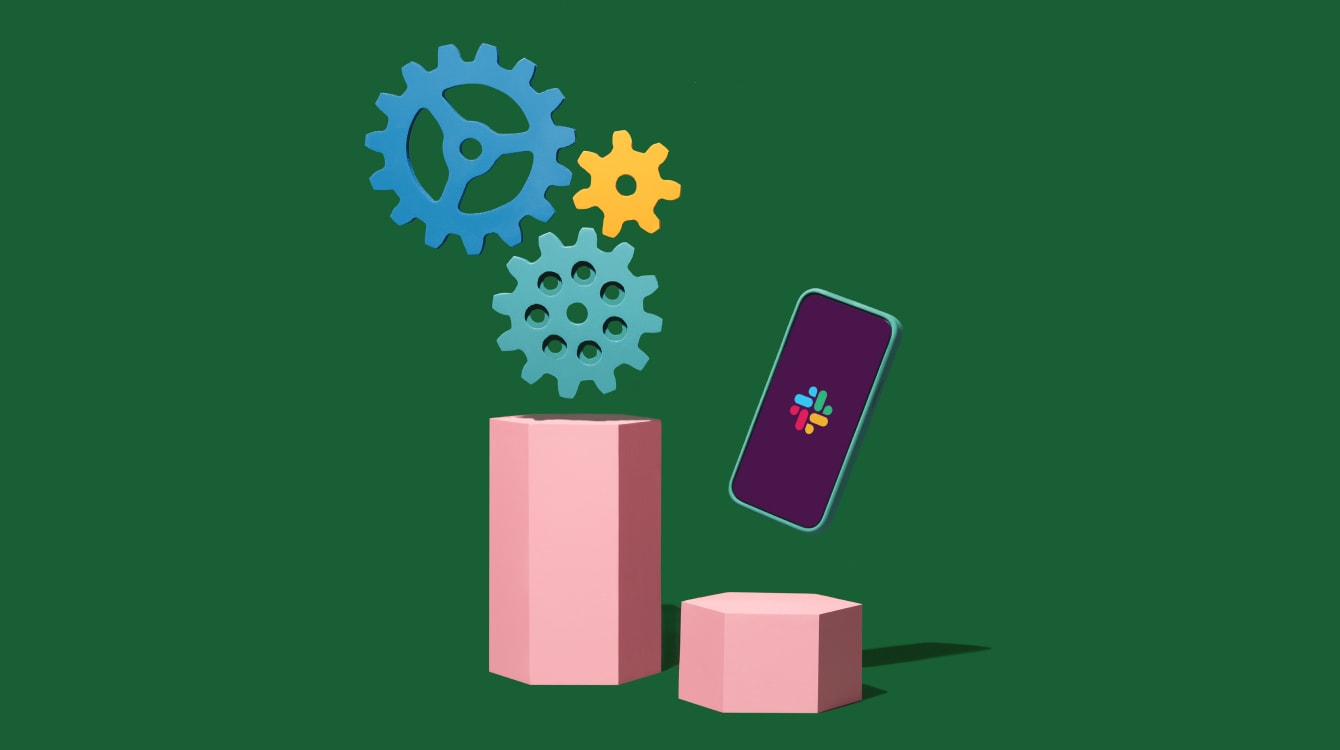 A cellphone and gears representing engineering