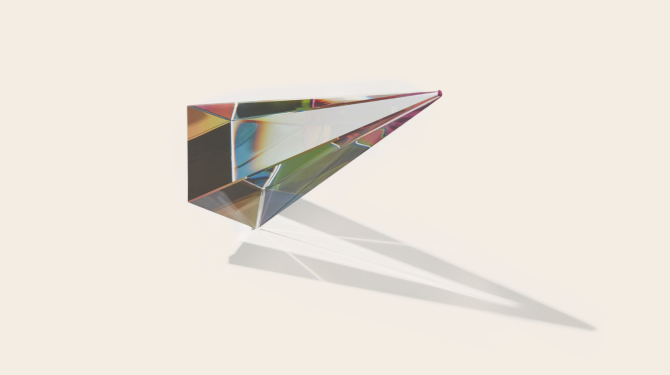 Glass prism